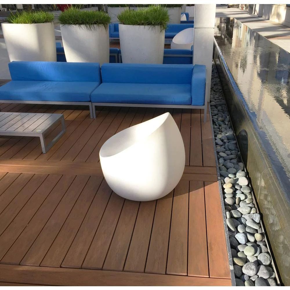 Gray large mexican beach pebbles