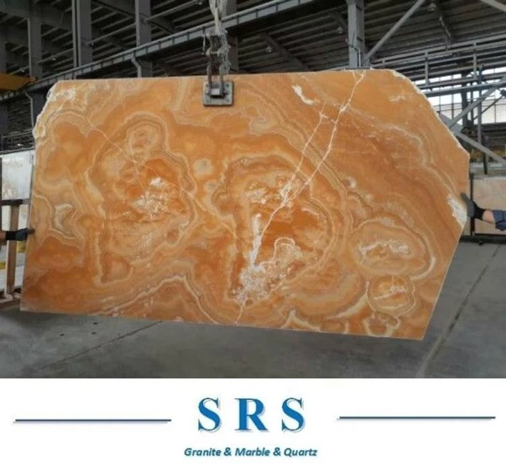 Oranža marmora plāksne